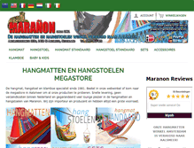 Tablet Screenshot of maranon.nl